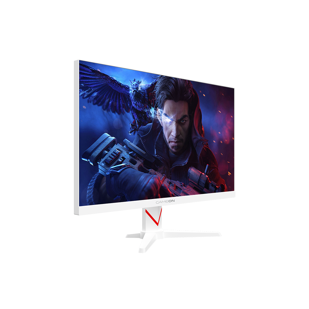 GAMEON GOAD27QHD180IPS Dominator Series 27" QHD, 180Hz, MPRT 0.5ms, HDMI 2.1, Fast IPS Gaming Monitor (Supports PS5) - White