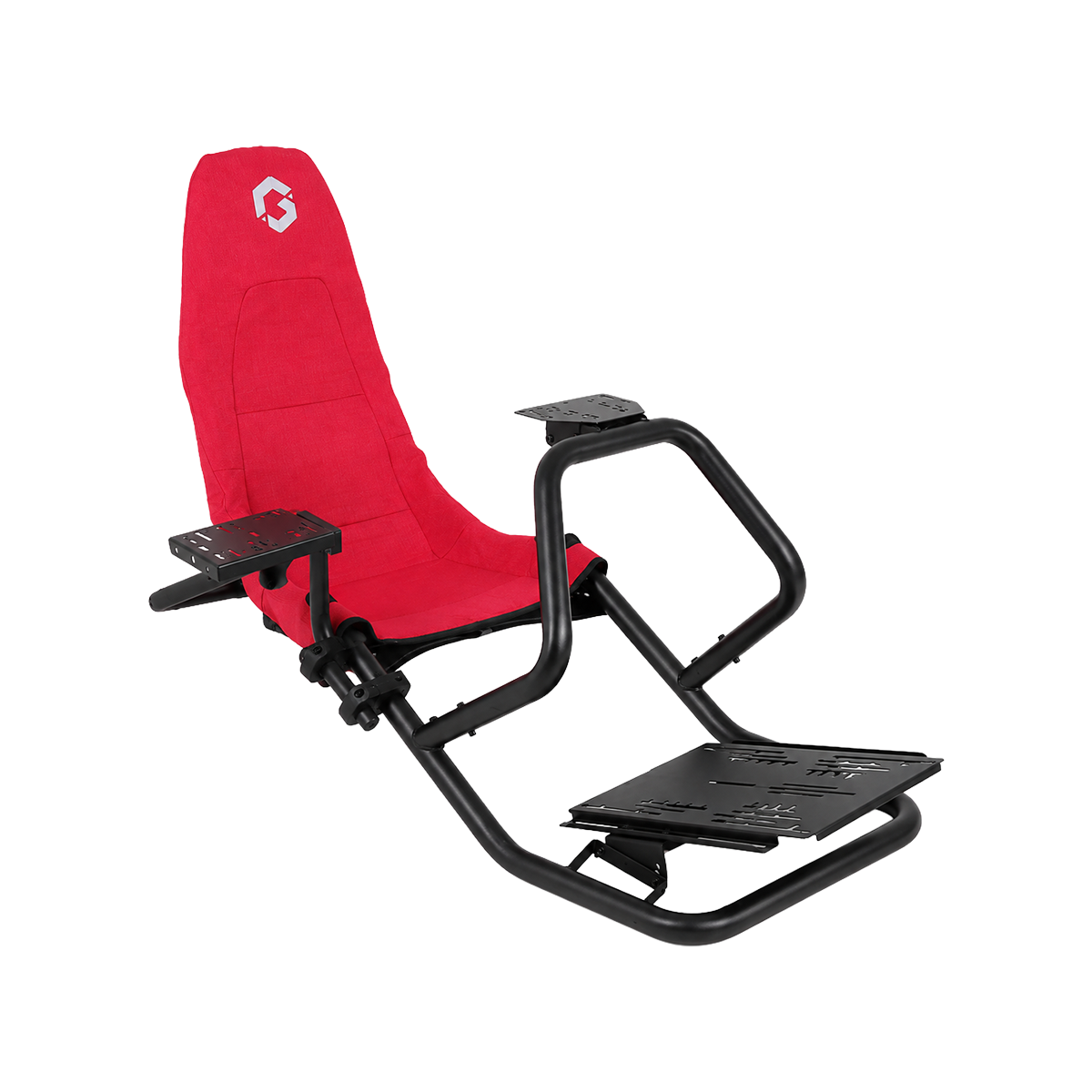 GAMEON GOFPR-6021 Flex Pro Racing Gaming Simulator Cockpit - Red/Black