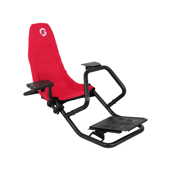 GAMEON GOFPR-6021 Flex Pro Racing Gaming Simulator Cockpit - Red/Black