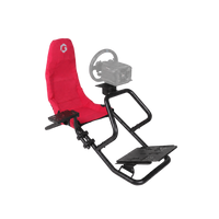 GAMEON GOFPR-6021 Flex Pro Racing Gaming Simulator Cockpit - Red/Black