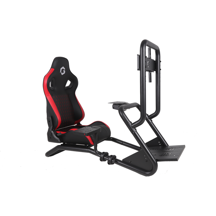 GAMEON GOMPRX-6013 Master Pro X Racing Gaming Simulator Cockpit - Red/Black